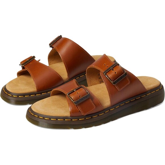 Dr Martens Josef Analine Sandals Womens 11 Mens 10 Oak Brown NIB $120 - Picture 4 of 8
